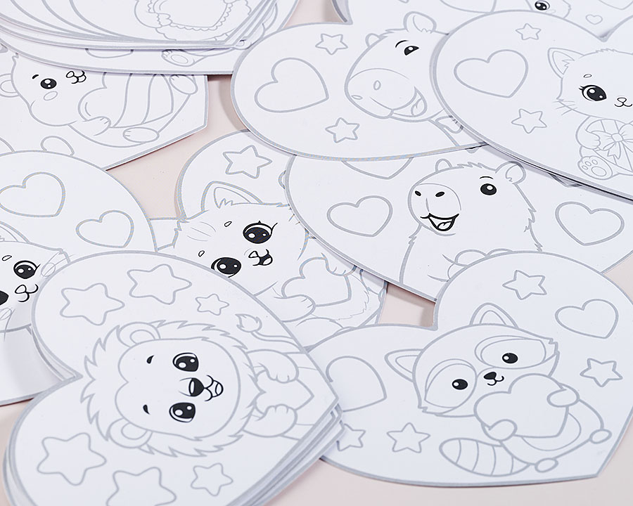 Раскраски для мальчиков Сердечко